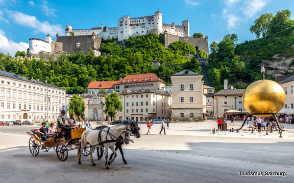 Salzburgo – Barrio de la Catedral, Mozartplatz, Residenzplatz, Kapuzinenberg y Palacio de Mirabell